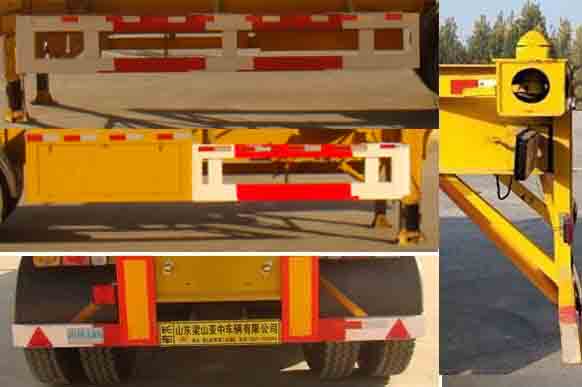 亚中车辆牌WPZ9402TJZ集装箱运输半挂车公告图片