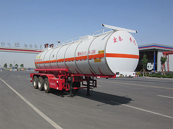 正康宏泰牌10.5米32.1吨3轴毒性和感染性物品罐式运输半挂车(HHT9400GDG)