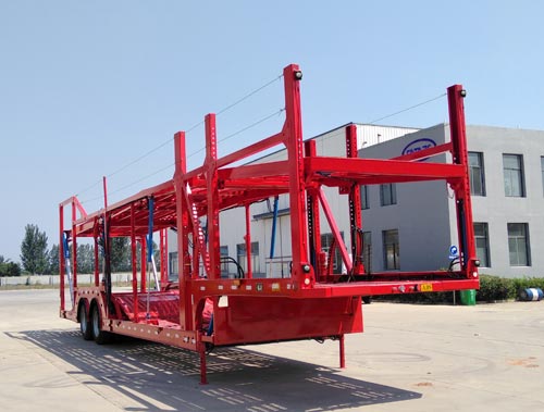 梁博牌13.8米27.7吨2轴车辆运输半挂车(TYS9350TCL)