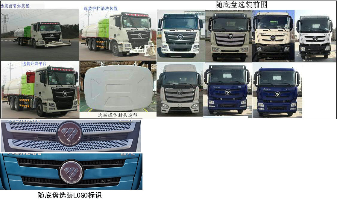 福田牌BJ5252GQXE6-H1清洗車公告圖片