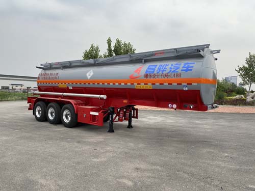 昌骅牌10.3米33吨3轴毒性和感染性物品罐式运输半挂车(HCH9407GDG)