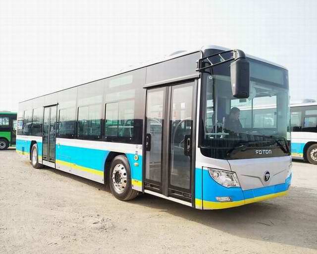 福田牌12米22-46座纯电动城市客车(BJ6123EVCA-55)