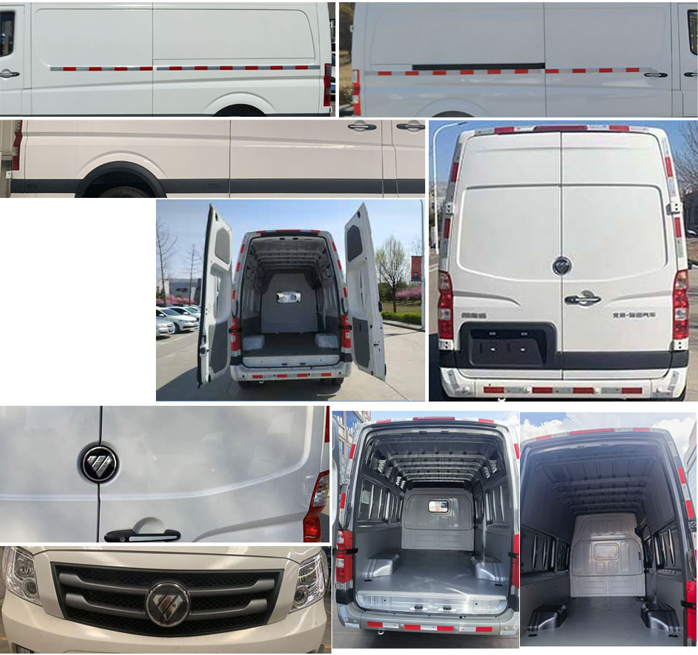 福田牌BJ5048XXY-M5廂式運(yùn)輸車公告圖片