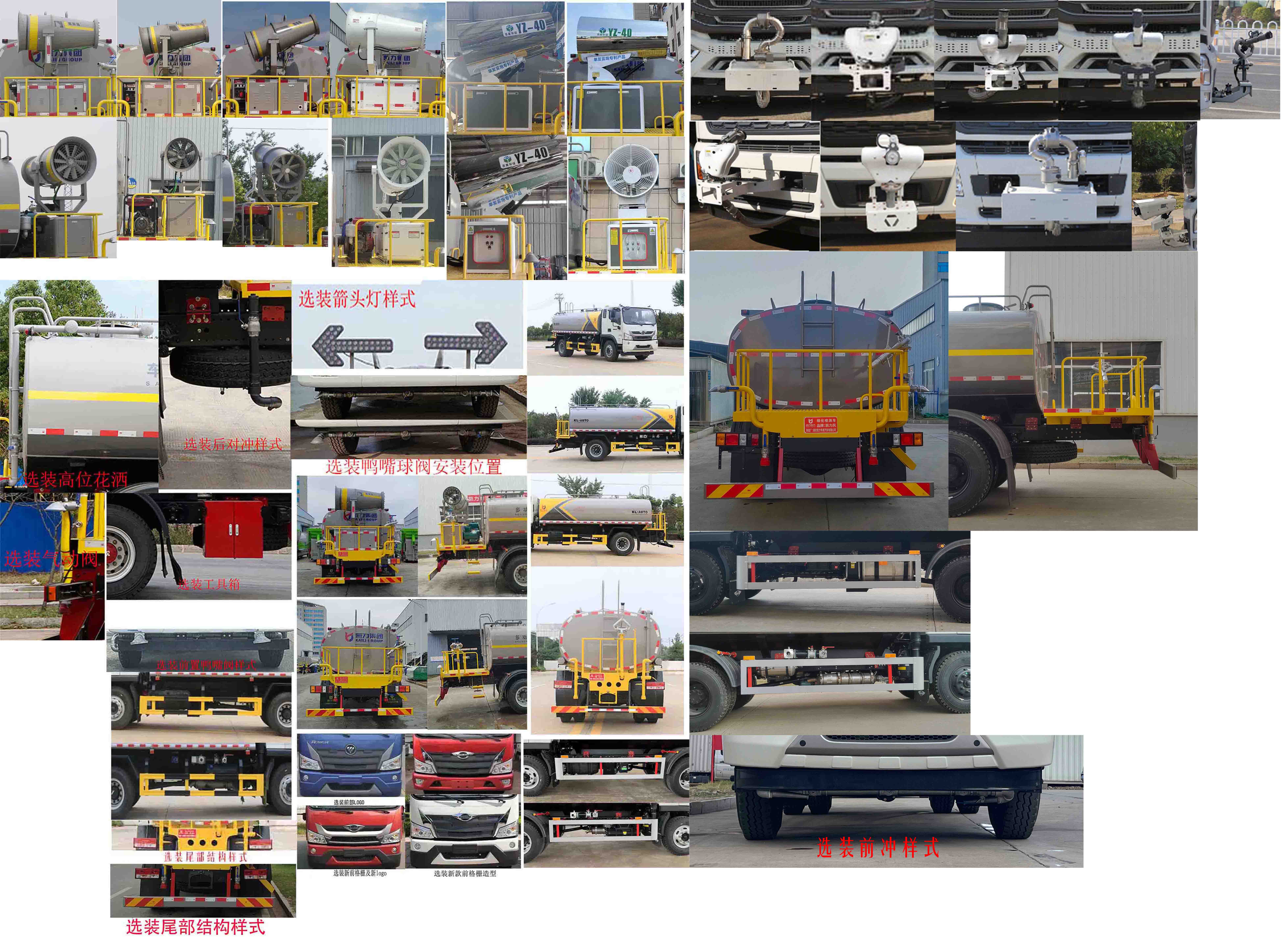 凱力風(fēng)牌KLF5160GPSB6綠化噴灑車公告圖片