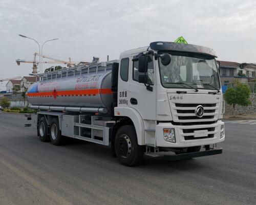 欧曼牌HFV5260GRYEQ6易燃液体罐式运输车