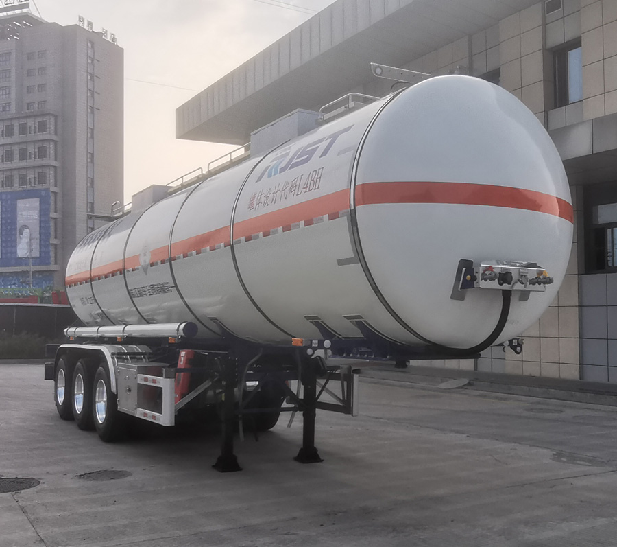 瑞江牌10.4米33.5吨3轴毒性和感染性物品罐式运输半挂车(WL9405GDGD26Y)