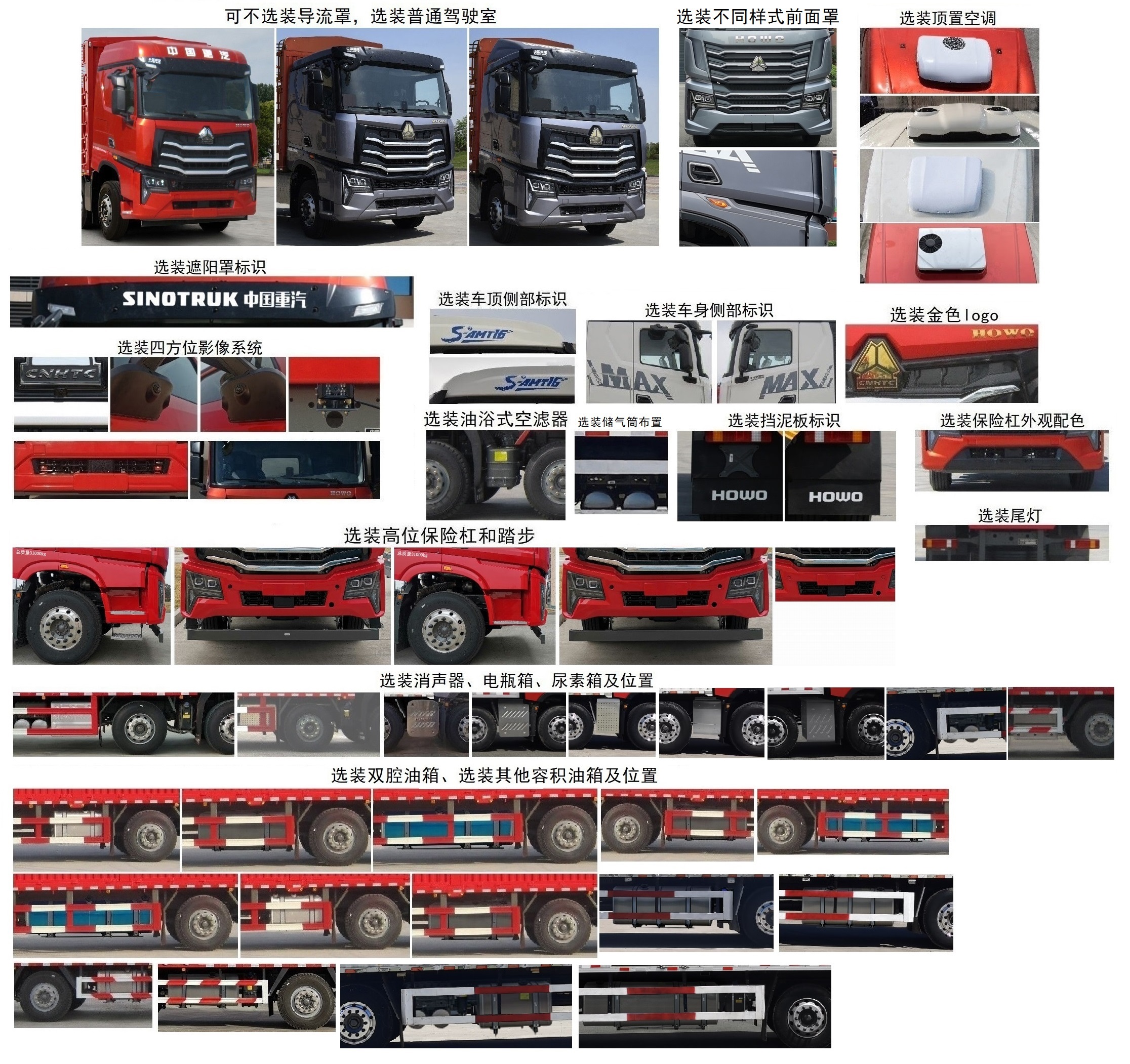 豪沃牌ZZ5317CCQV446KF1畜禽運(yùn)輸車(chē)公告圖片