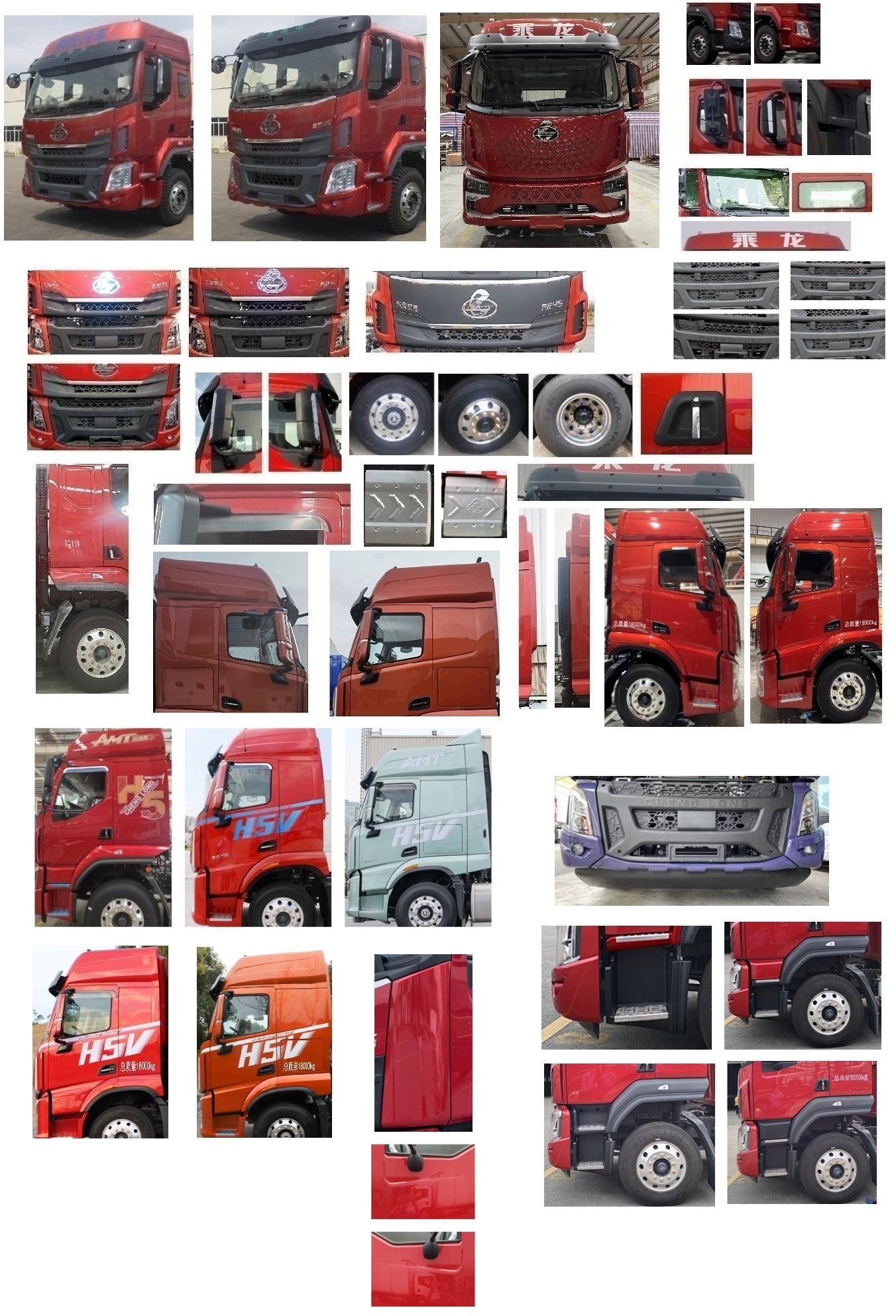 乘龍牌LZ5180CCQH5AC2畜禽運(yùn)輸車公告圖片