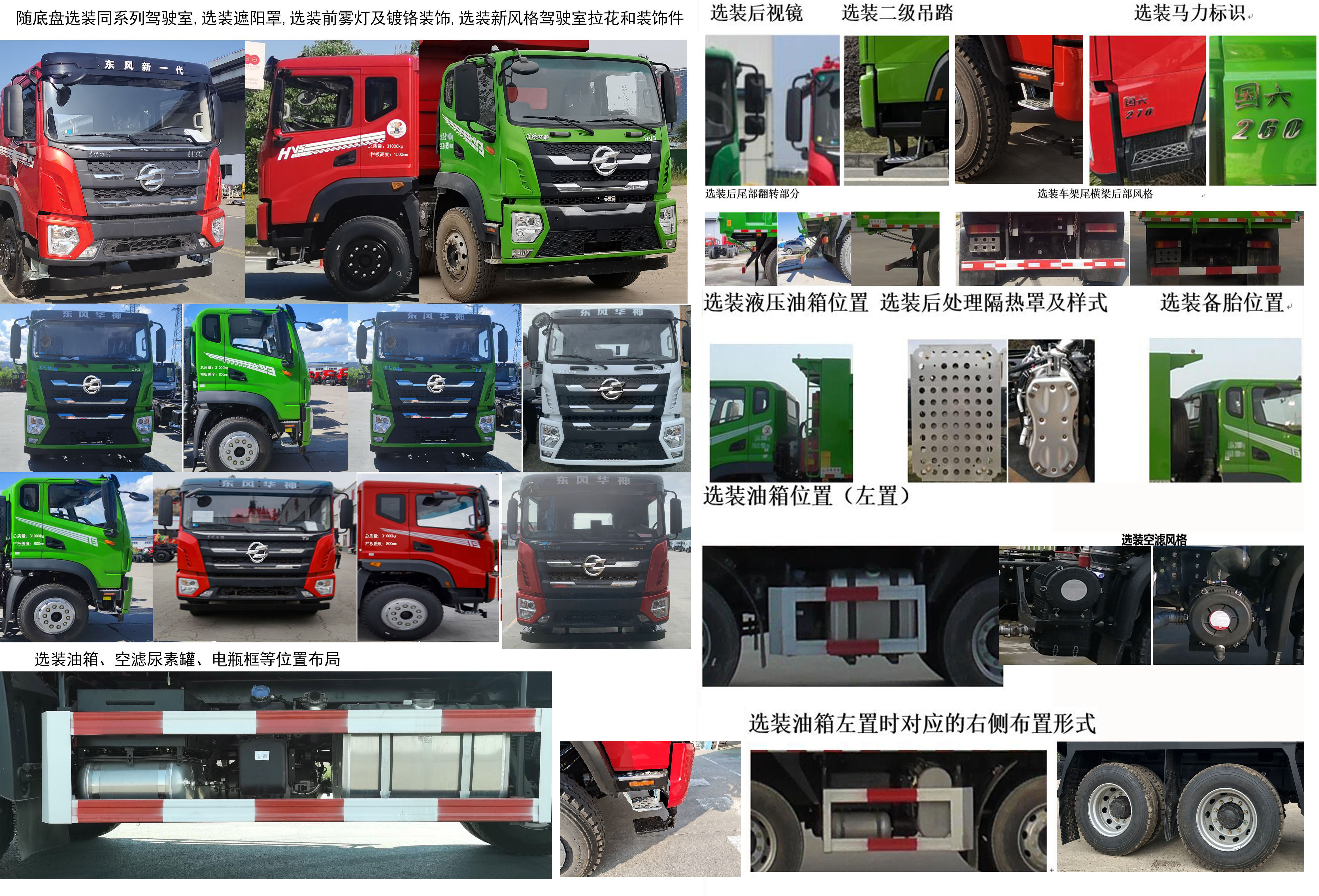华神牌DFD3318GL6D62自卸汽车公告图片