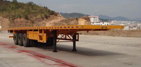 闽兴牌13米32.5吨3轴平板运输半挂车(FM9400P)