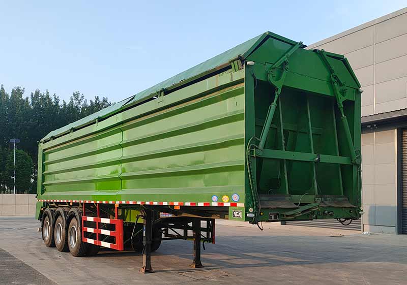 图强牌11.6米30吨3轴散装粮食运输半挂车(TQP9401ZLS)