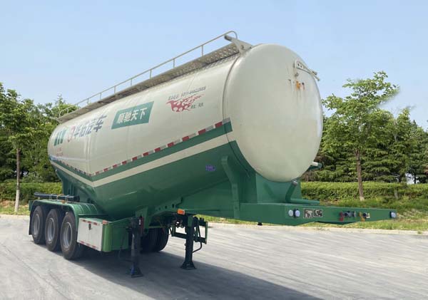 华佑牌9.7米34.4吨3轴中密度粉粒物料运输半挂车(HYP9405GFL)