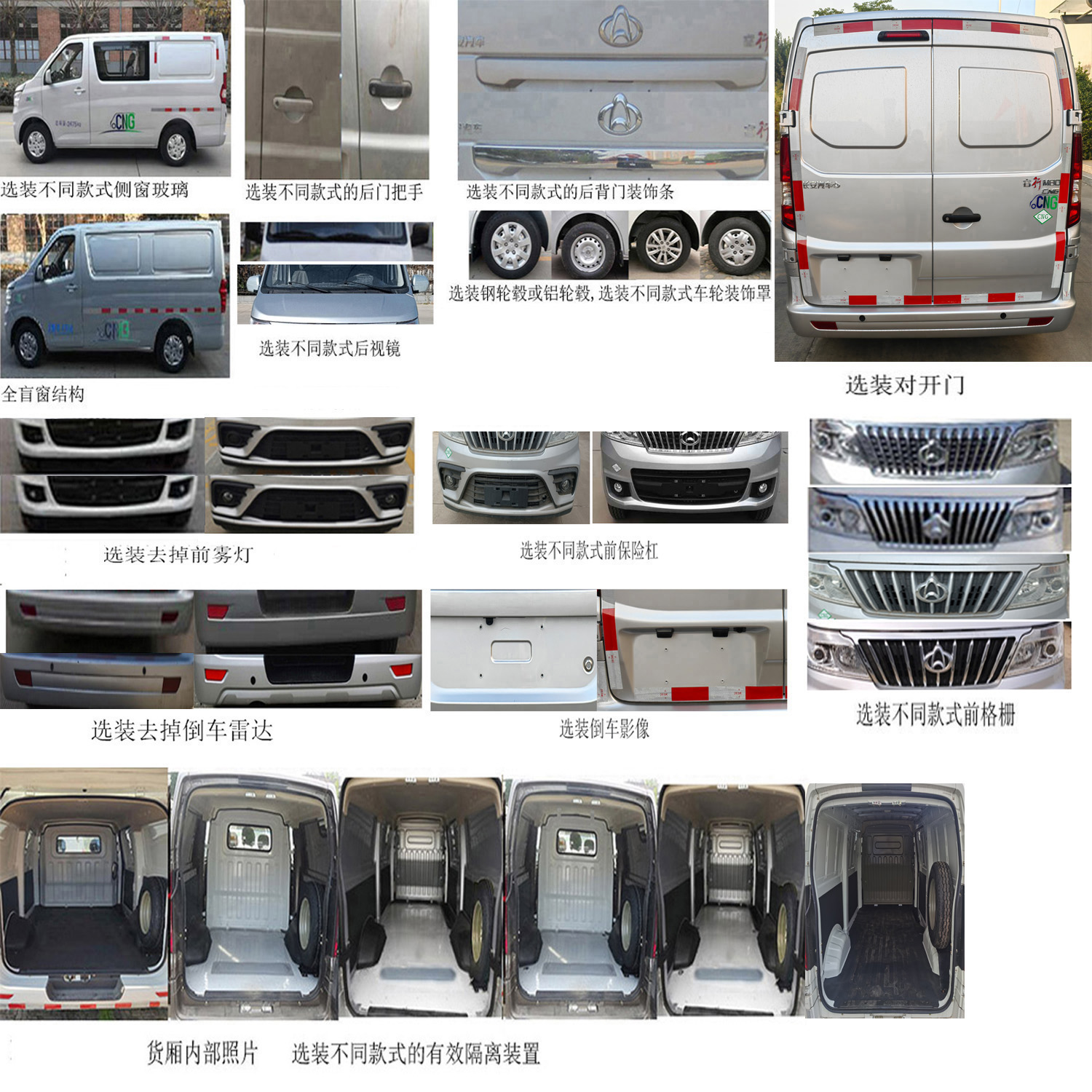 長(zhǎng)安牌SC5021XXYAAM6NG廂式運(yùn)輸車公告圖片