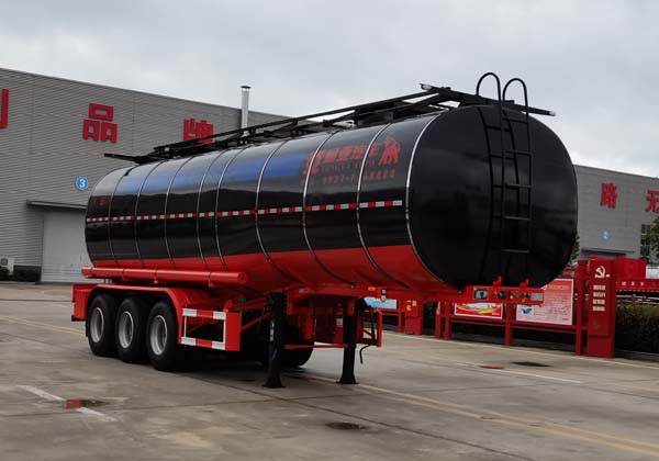 通亚达牌10.5米32吨3轴普通液体运输半挂车(CTY9401GPG37)