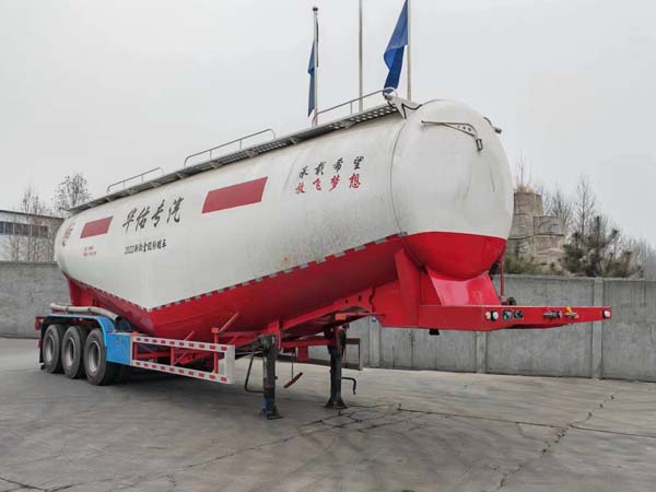 华佑牌12.5米32.5吨3轴低密度粉粒物料运输半挂车(HYP9406GFL)