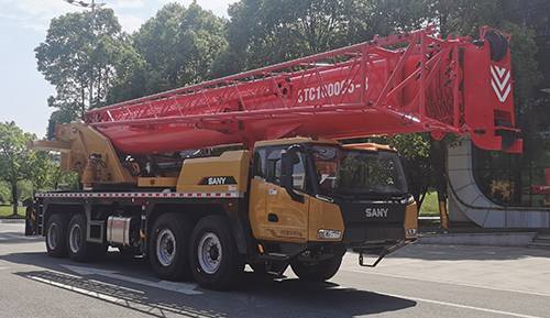 三一牌SYM5502JQZ100C汽車起重機公告圖片