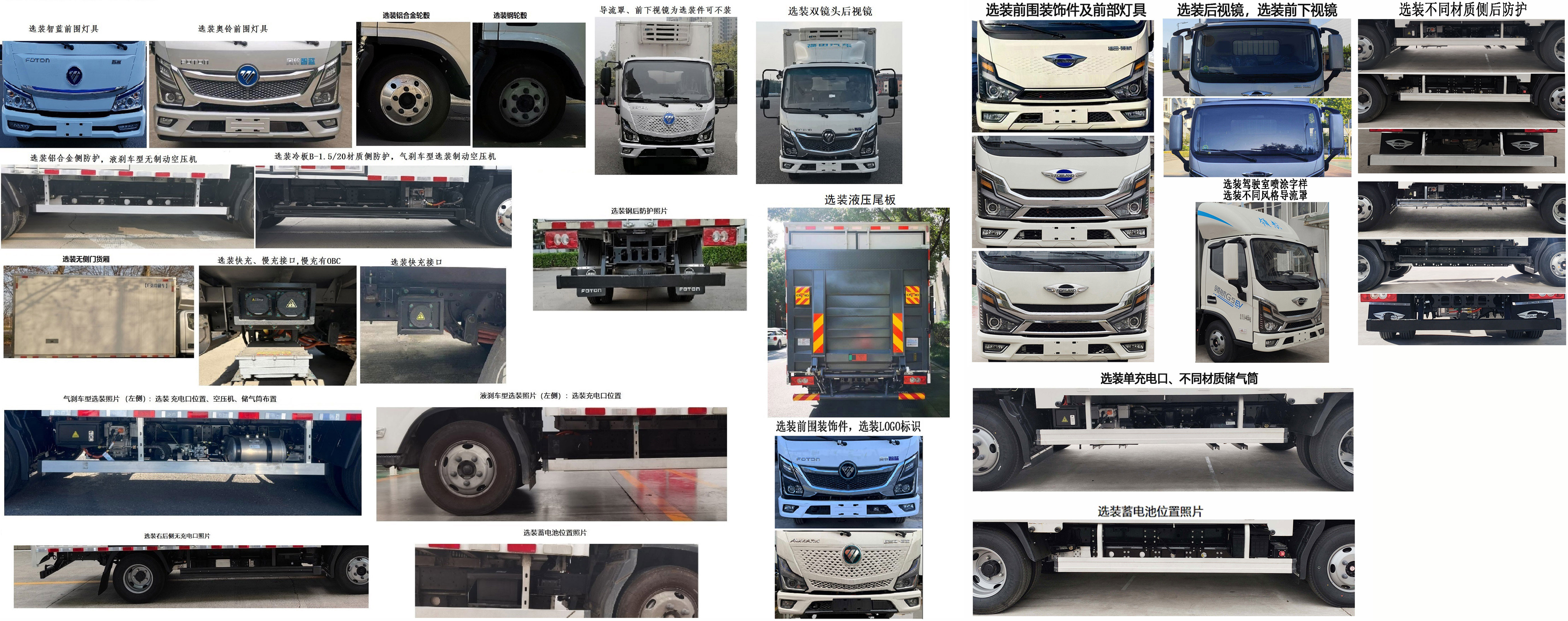 福田牌BJ5045XLCEVZ纯电动冷藏车公告图片