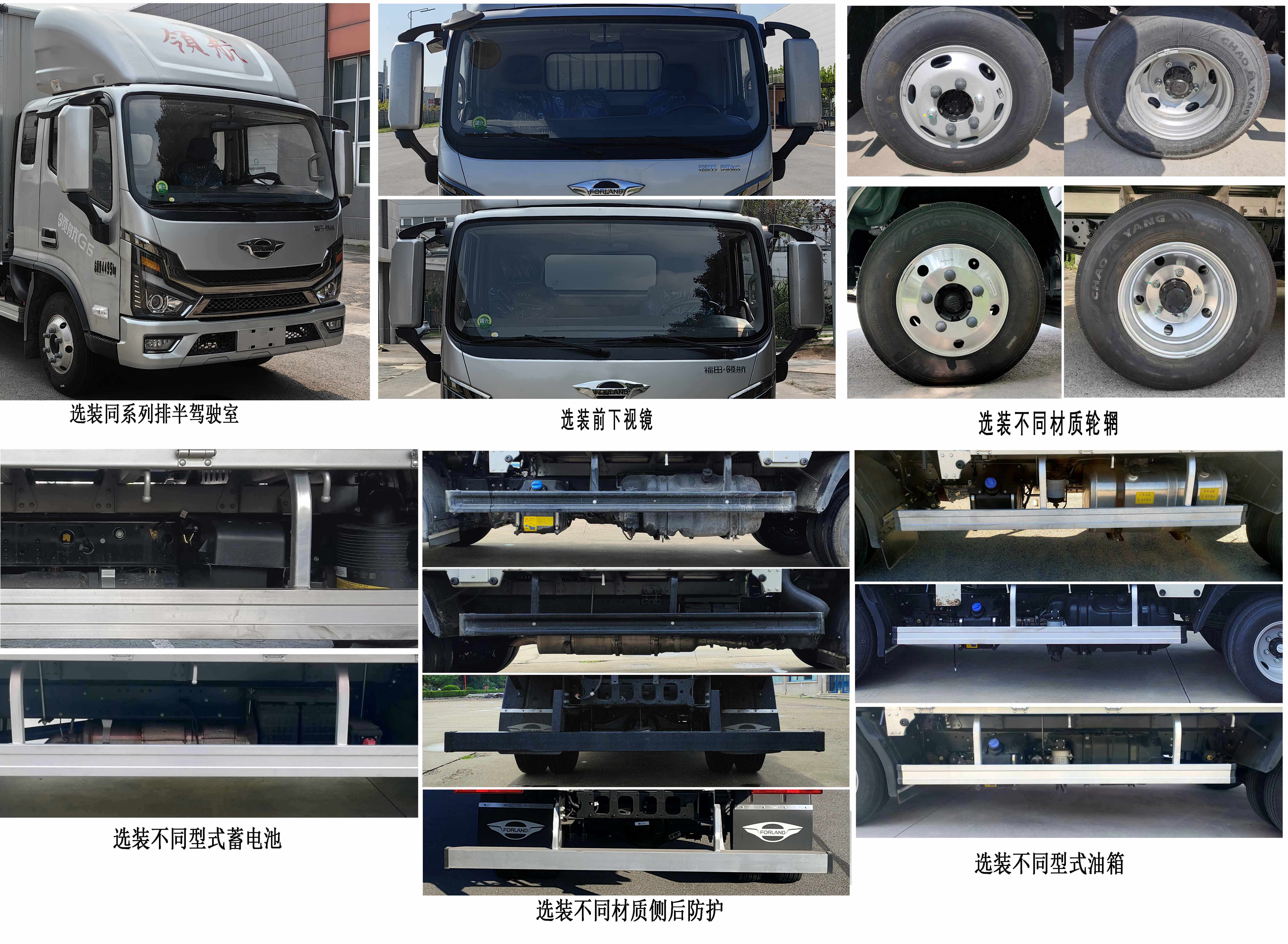 福田牌BJ5044XXY9JBA-53厢式运输车公告图片