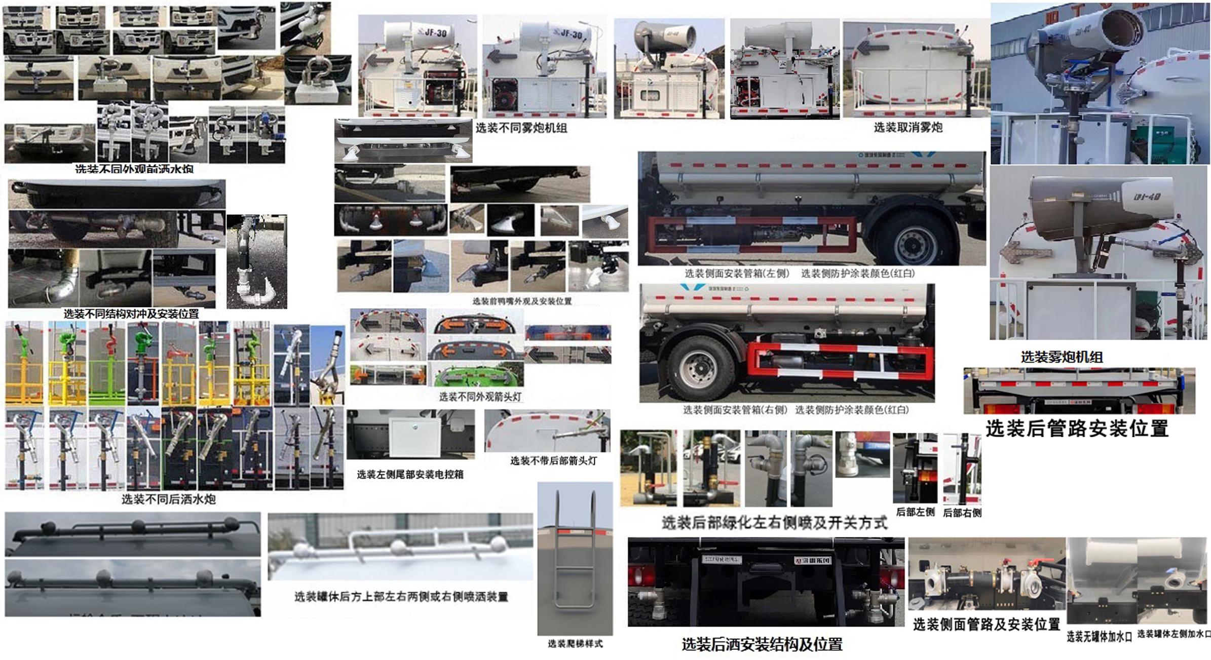 東風牌EQ5253GPSSDV6綠化噴灑車公告圖片