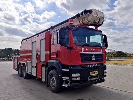举高喷射消防车