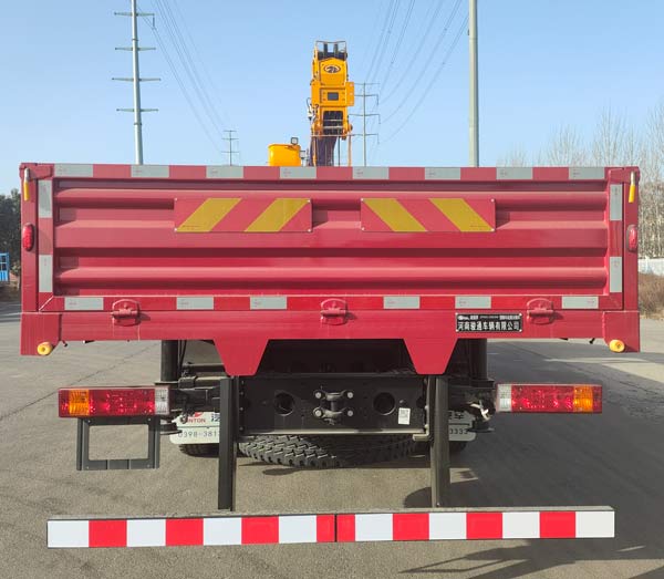 駿通牌JF5251JSQSX08隨車起重運(yùn)輸車公告圖片