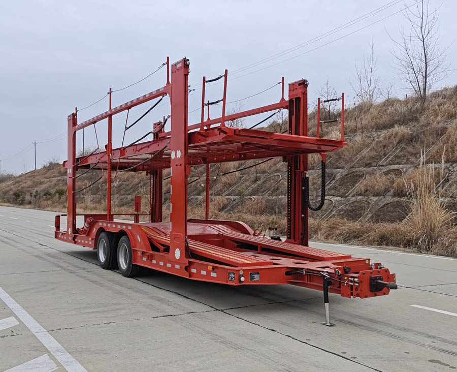 经恒牌11.3米10吨2轴中置轴车辆运输挂车(EJH9170TCL)