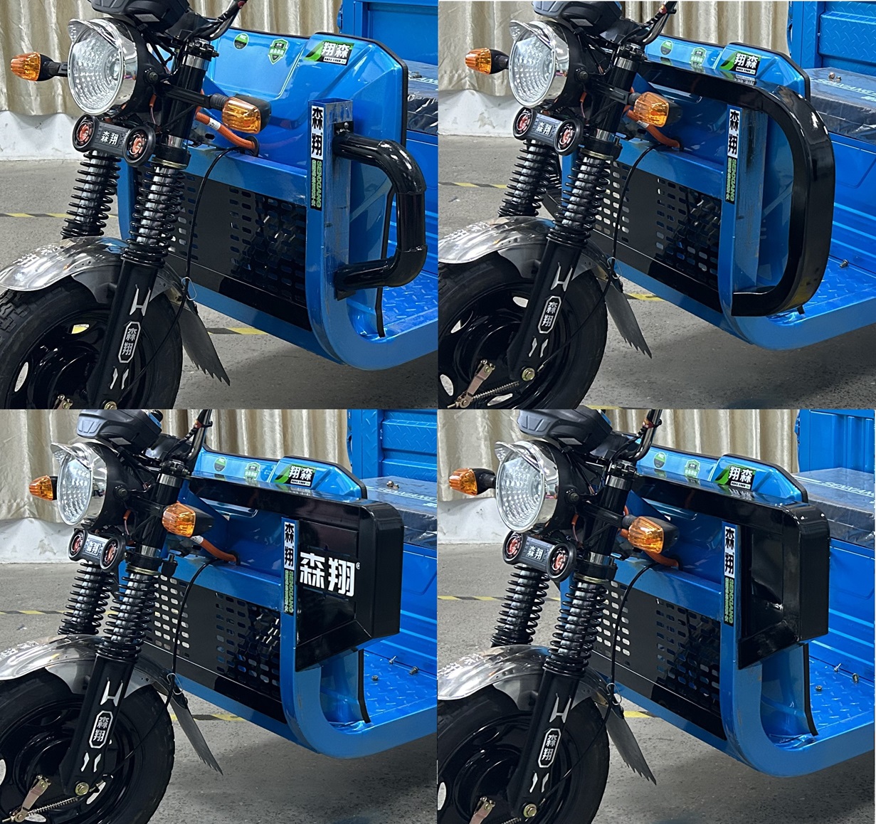 SX1000DZH-6A 森翔牌纯电动前鼓式后鼓式电动正三轮摩托车图片