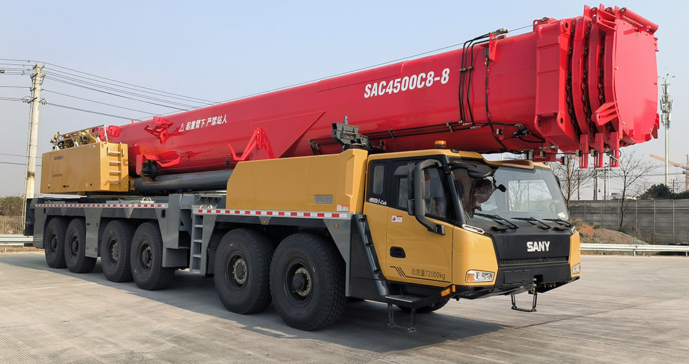三一牌SYM5720JQZ450C8全地面起重机公告图片
