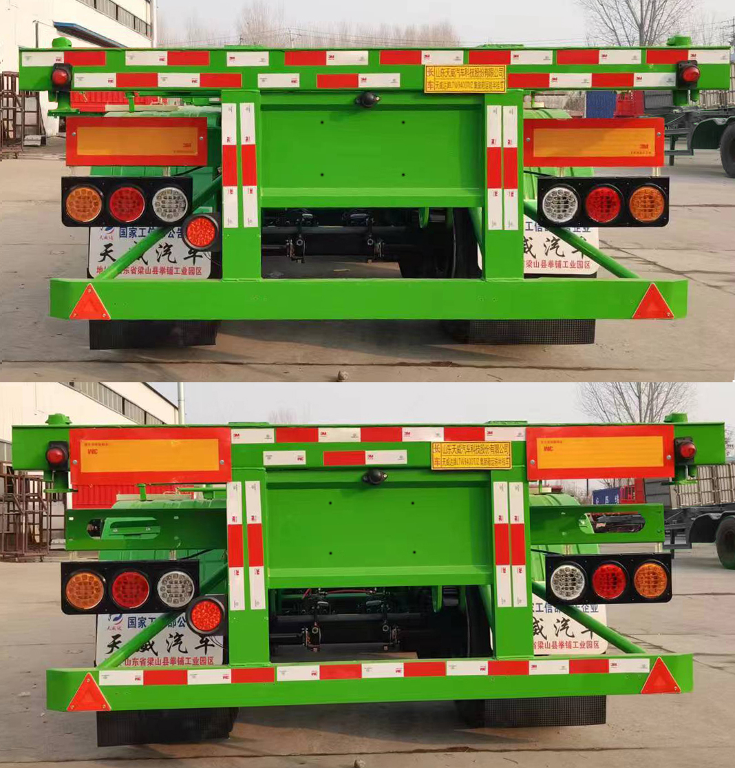 天威达牌LTW9400TJZ集装箱运输半挂车公告图片