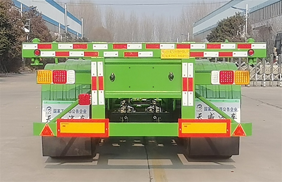 天威达牌LTW9400TJZ集装箱运输半挂车公告图片