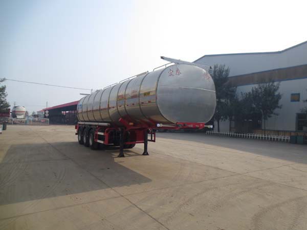 正康宏泰牌11米30.7吨3轴液态食品运输半挂车(HHT9400GYS)