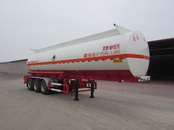 正康宏泰牌11米32.7吨3轴毒性和感染性物品罐式运输半挂车(HHT9401GDG)