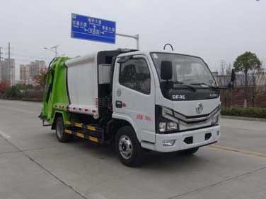 东风股份多利卡D6 HCQ5075ZYSE6压缩式垃圾车公告图片