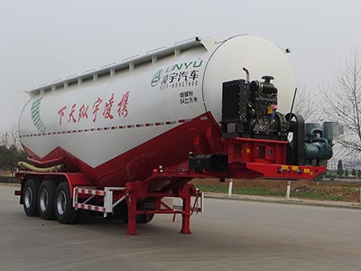 凌宇牌11.3米30.5吨3轴低密度粉粒物料运输半挂车(CLY9401GFL7)