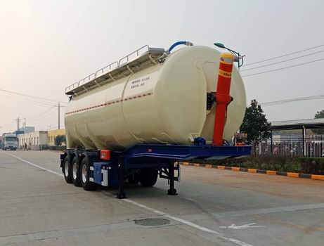 瑞江牌10.9米33.7吨3轴中密度粉粒物料运输半挂车(WL9403GFLW)