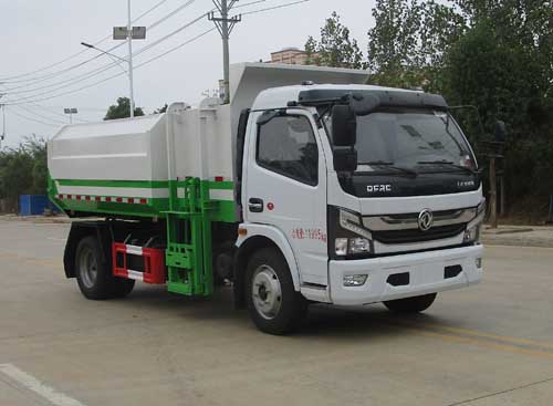东风股份多利卡D7 TWY5120ZZZE6自装卸式垃圾车公告图片