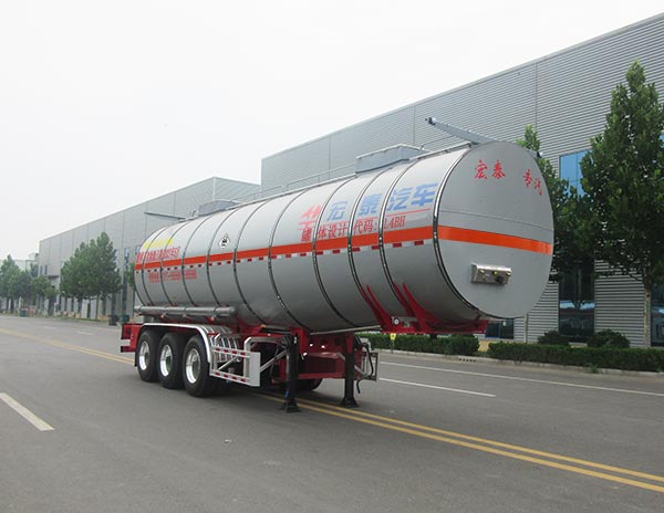 正康宏泰牌10.8米32.5吨3轴毒性和感染性物品罐式运输半挂车(HHT9402GDG)