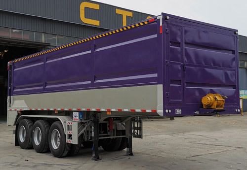 显鹏牌9.8米31.5吨3轴垃圾转运半挂车(LTH9406ZLJ)