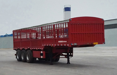 元永达牌10米34.8吨3轴仓栅式运输半挂车(ZYD9402CCYE)