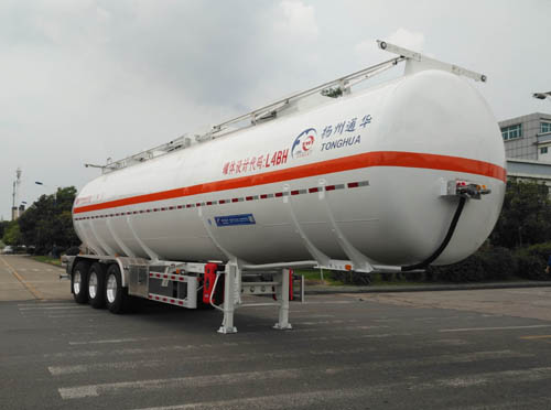 通华牌12.5米33吨3轴易燃液体罐式运输半挂车(THT9406GRYF)