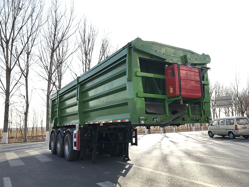 图强牌9.3米31.8吨3轴散装粮食运输半挂车(TQP9403ZLS)