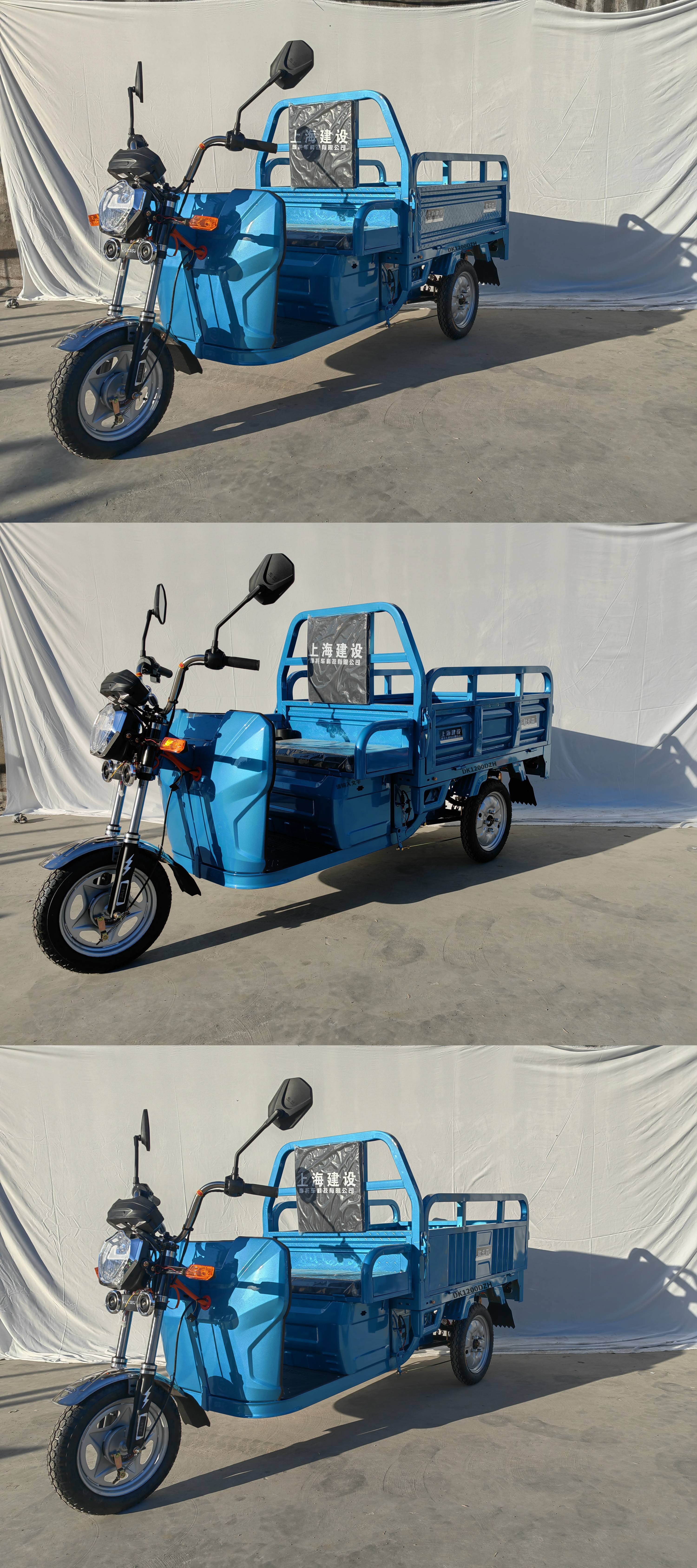 DK1200DZH 杜卡森牌纯电动前鼓式后鼓式电动正三轮摩托车图片