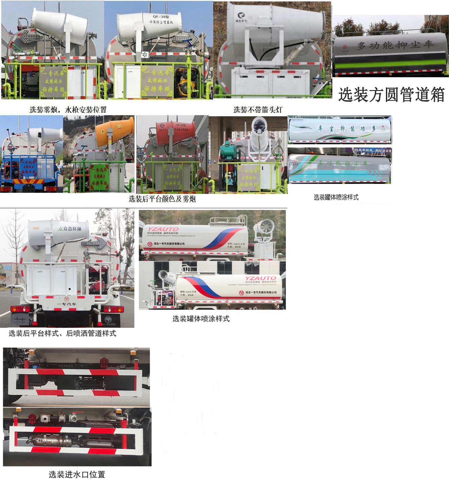 专致牌YZZ5160TDYDF6多功能抑尘车公告图片