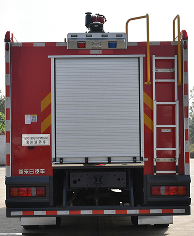 新东日牌YZR5190GXFPM80/G6泡沫消防车公告图片