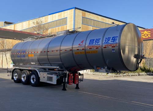 昌骅牌10.9米32.7吨3轴普通液体运输半挂车(HCH9406GPGC)
