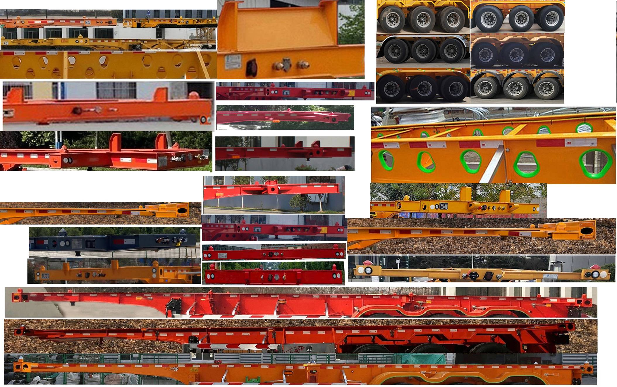 晟宁牌NSW9400TJZ集装箱运输半挂车公告图片