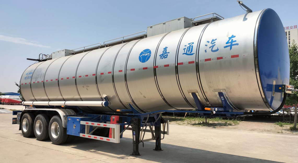 嘉运通牌11.7米33.1吨3轴普通液体运输半挂车(JTC9407GPG)