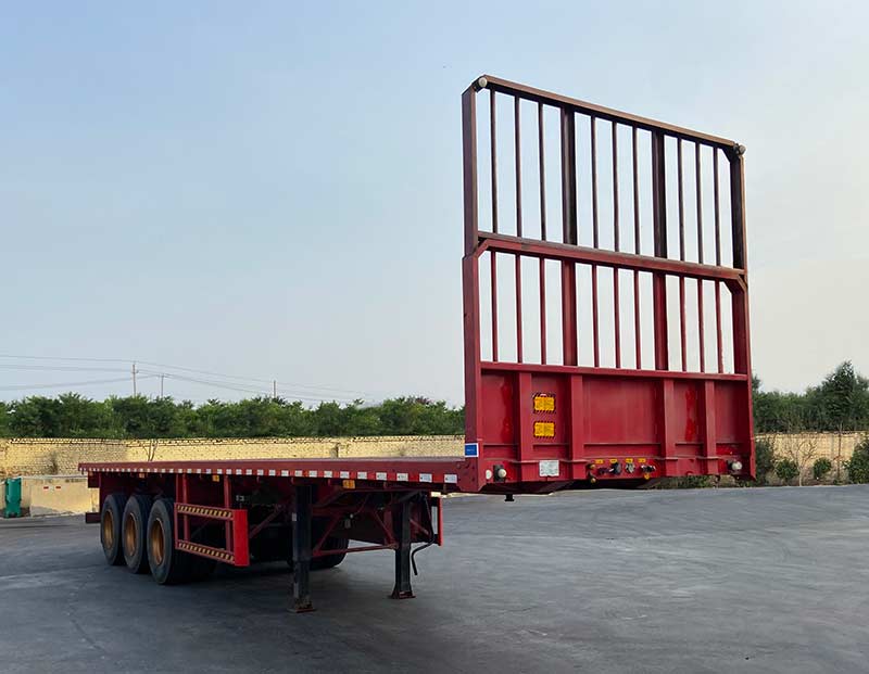科宇牌12米34.7吨3轴平板运输半挂车(XQF9402TPB)
