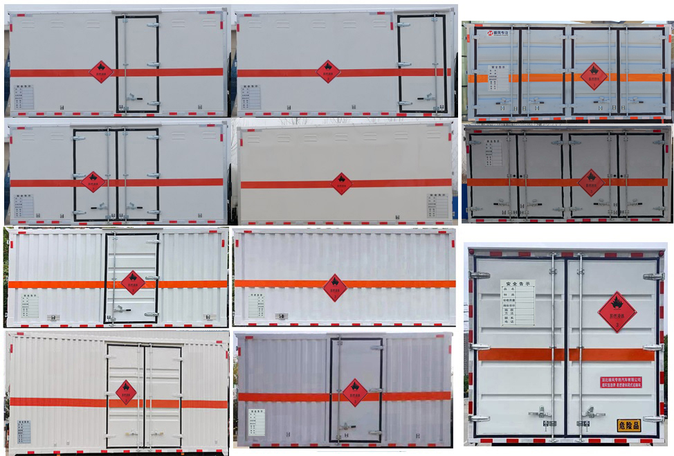 顺风智造牌SFZ5045XRYJX6易燃液体厢式运输车公告图片