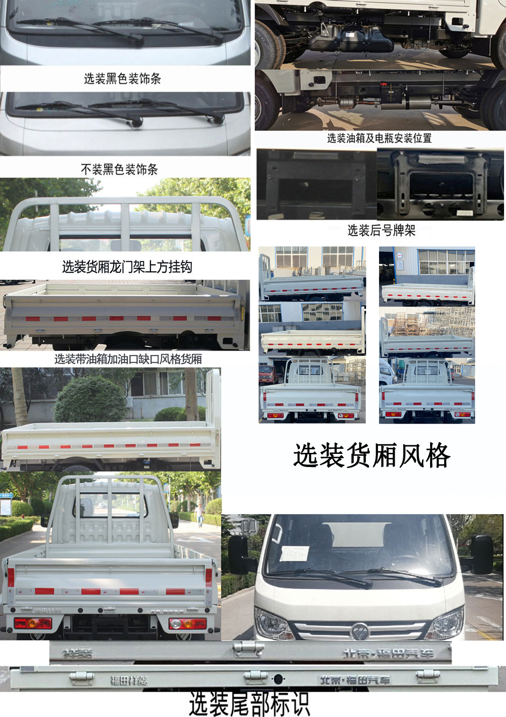 BJ1032V5PV5-11 福田牌122马力单桥汽油3.8米国六载货汽车图片